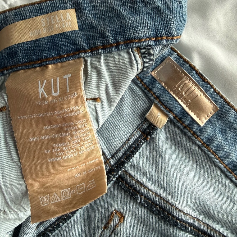 KUT from the Kloth Stella high rise flare sz 0/2 - Picture 5 of 9